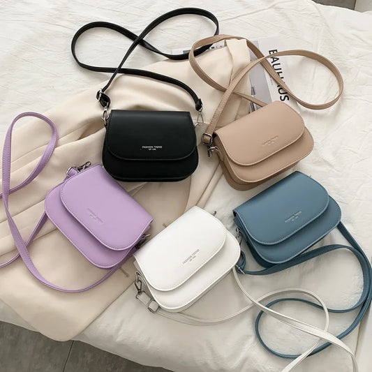 Women’s Saddle Crossbody Bag – Simple Summer Fashion Shoulder Bag for Girls and Women